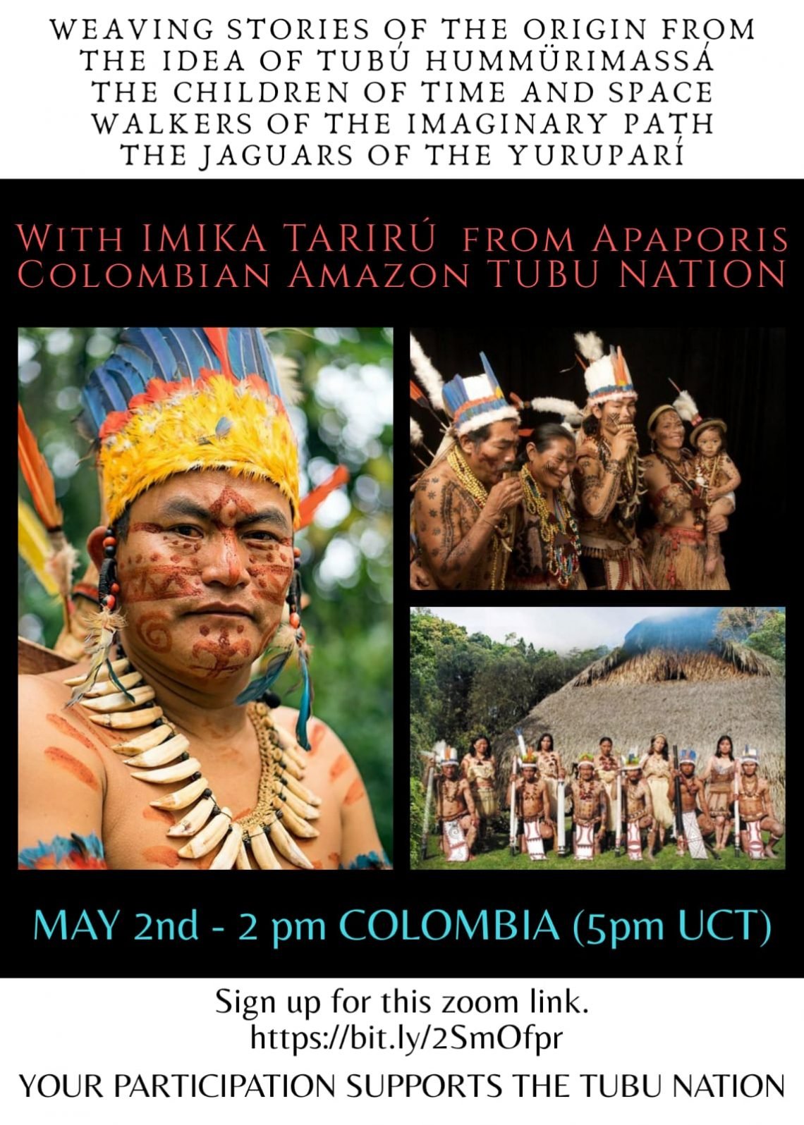 Webinar: Weaving Stories of Origin from the Idea of Tubú Hummürimassá (May 2)